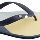 Sandalias SILBON Hombre Chanclas Fantasia Amarillo