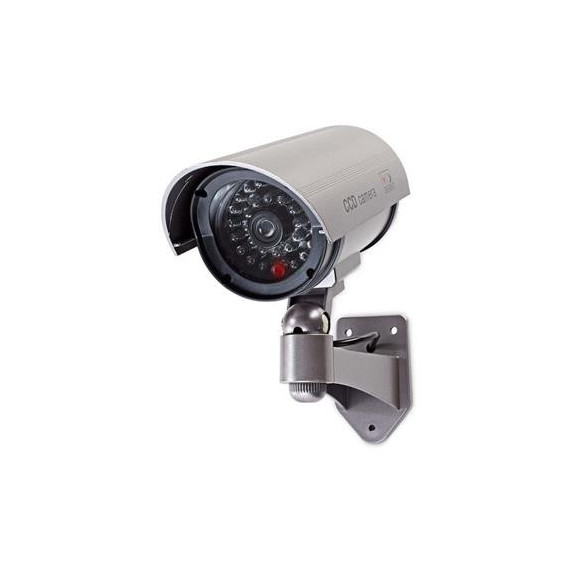 NEDIS Camara de Seguridad Falsa Tipo Bullet con Indicador Led DUMCB40GY