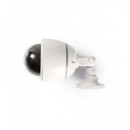 NEDIS Camara Seguridad Falsa Tipo Domo con Luz Led a Pilas DUMCF50WT