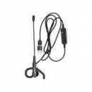 NEDIS Auricular Pc Mono con Usb/tipo C CHSTUM210BK