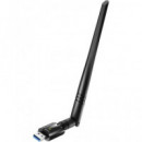 CUDY Adaptador Wifi con Antena 5DBI AC1300 3.0 Negro WU1400