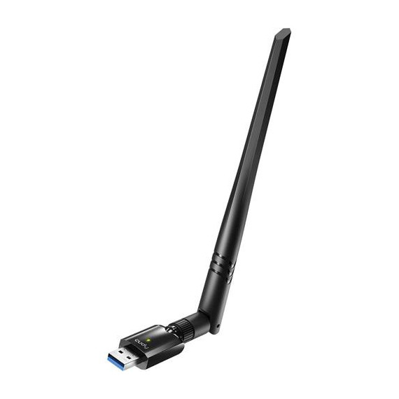 CUDY Adaptador Wifi con Antena 5DBI AC1300 3.0 Negro WU1400