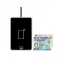 EWENT Lector Tarjeta Inteligente con Nfc para Dni Electronicos EW1053