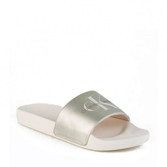 Chanclas Perladas con Logo  CALVIN KLEIN