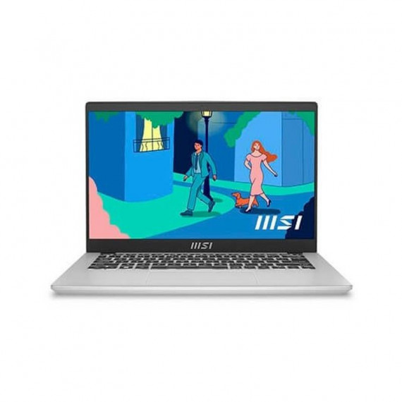 MSI Portatil 14 Modern C12M-076ES Urban Silver I7-1255U/16GB/SSD 512GB/INTEL Iris XE/14 FHD/W11HP