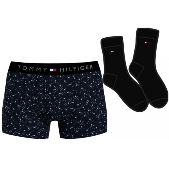 TOMMY HILFIGER - Trunk Print & Sock Set Gold Wb - 0GU - F|UM0UM03048/0GU