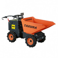 Carretilla Eléctrica de 4 Ruedas con Dumper TAKUMA 1.000 Kgs 2X800W