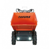 Carretilla Eléctrica de 4 Ruedas con Dumper TAKUMA 1.000 Kgs 2X800W