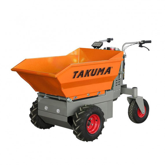 Carretilla Eléctrica de 4 Ruedas con Dumper TAKUMA 500 Kgs 1.000W