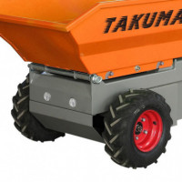 Carretilla Eléctrica de 4 Ruedas con Dumper TAKUMA 500 Kgs 1.000W