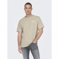 Camisetas Hombre Camiseta ONLY&SONS Mace Silver Lining