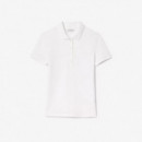 Polos Polo LACOSTE de Mujer en Piqué de Algodón Stretch Blanco