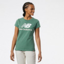 Camiseta para Mujer NEW BALANCE Verde