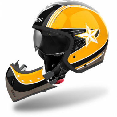 CASCO AIROH J110 COMMAND YELLOW GLOSS