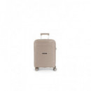 GABOL Trolley Maleta de Mano Pequeño con 4 Ruedas Polipropileno Kiba Beige 54X39X20 Cm