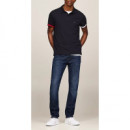 TOMMY HILFIGER - Flag Cuff Slim Polo - DW5 - F|MW0MW35601/DW5