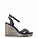 TOMMY HILFIGER - Im Raffia Sandal - DW6 - F|FW0FW08224/DW6