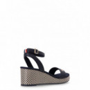 TOMMY HILFIGER - Im Raffia Sandal - DW6 - F|FW0FW08226/DW6