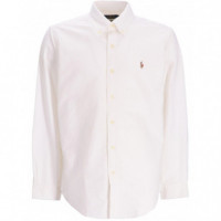 Polo RALPH LAUREN - Cubdppcs-long Sleeve-sport Shirt - White - 710792041001/WHITE