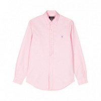 Polo RALPH LAUREN - Cubdppcs-long Sleeve-sport Shirt - Carmel Pink - 710805564027/CARMEL Pink