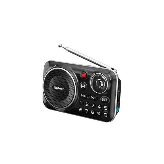 SYTECH Radio Digital Fm con Altavoz BLUETOOTH SY-X180BT