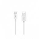 HOME Cable Tipo C a USB 2A Blanco