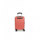 GABOL Trolley Maleta de Mano Pequeño con 4 Ruedas Advance Coral 55X35X21 Cm