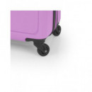 GABOL Trolley Maleta de Mano Pequeño con 4 Ruedas Future Rosa 55X35X21 Cm