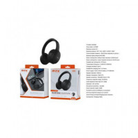 MTK Auricular de Casco BLUETOOTH TC3258 Negro Plegable Cancelacion de Ruido