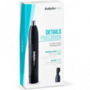 BABYLISS Recortadora de Nariz y Cejas E652E Negro