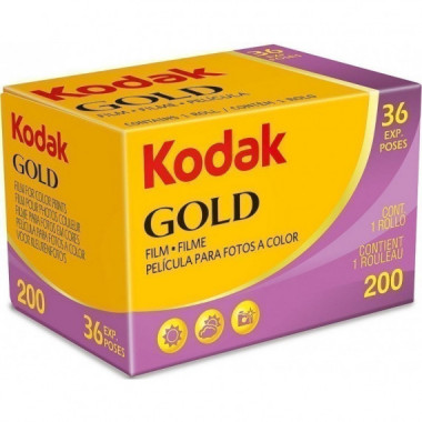 Carrete KODAK Gold 200 de 36 Exp