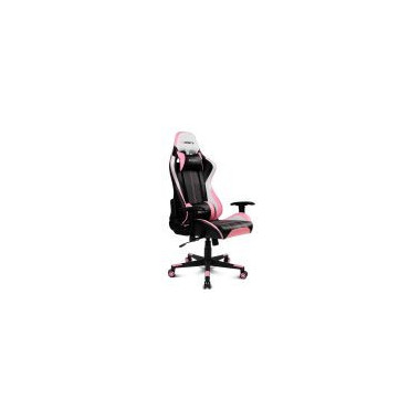 DRIFT Silla Gaming DR175 Rosa Incluye Cojines Cervical y Lumbar