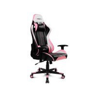 DRIFT Silla Gaming DR175 Rosa Incluye Cojines Cervical y Lumbar