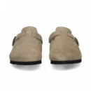 Zueco Borreguito +ante Beige  BIRKENSTOCK