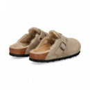 Zueco Borreguito +ante Beige  BIRKENSTOCK