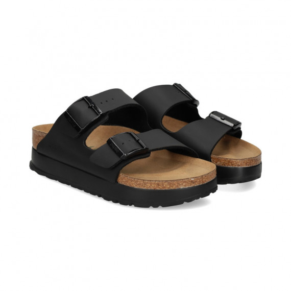 Pala 2 Hebillas Plataforma Negro  BIRKENSTOCK