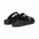 Pala 2 Hebillas Goma Negro  BIRKENSTOCK