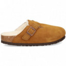 Zueco Borreguito ante Cuero  BIRKENSTOCK