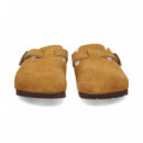 Zueco Borreguito ante Cuero  BIRKENSTOCK