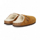 Zueco Borreguito ante Cuero  BIRKENSTOCK