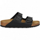 Pala 2 Hebillas Birko-flor Negro  BIRKENSTOCK