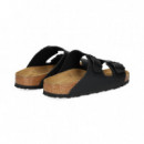 Pala 2 Hebillas Birko-flor Negro  BIRKENSTOCK