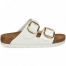 Pala 2 Hebillas Charol Blanco  BIRKENSTOCK