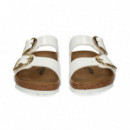 Pala 2 Hebillas Charol Blanco  BIRKENSTOCK