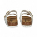 Pala 2 Hebillas Charol Blanco  BIRKENSTOCK