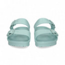 Pala 2 Hebillas Goma Verde Agua  BIRKENSTOCK