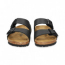 Pala 2 Hebillas Birko-flor Negro  BIRKENSTOCK