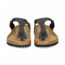 Esclava Birko Flor Negro  BIRKENSTOCK