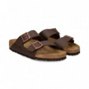 Pala 2 Hebillas Birko Flor Marron  BIRKENSTOCK