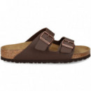 Pala 2 Hebillas Birko Flor Marron  BIRKENSTOCK